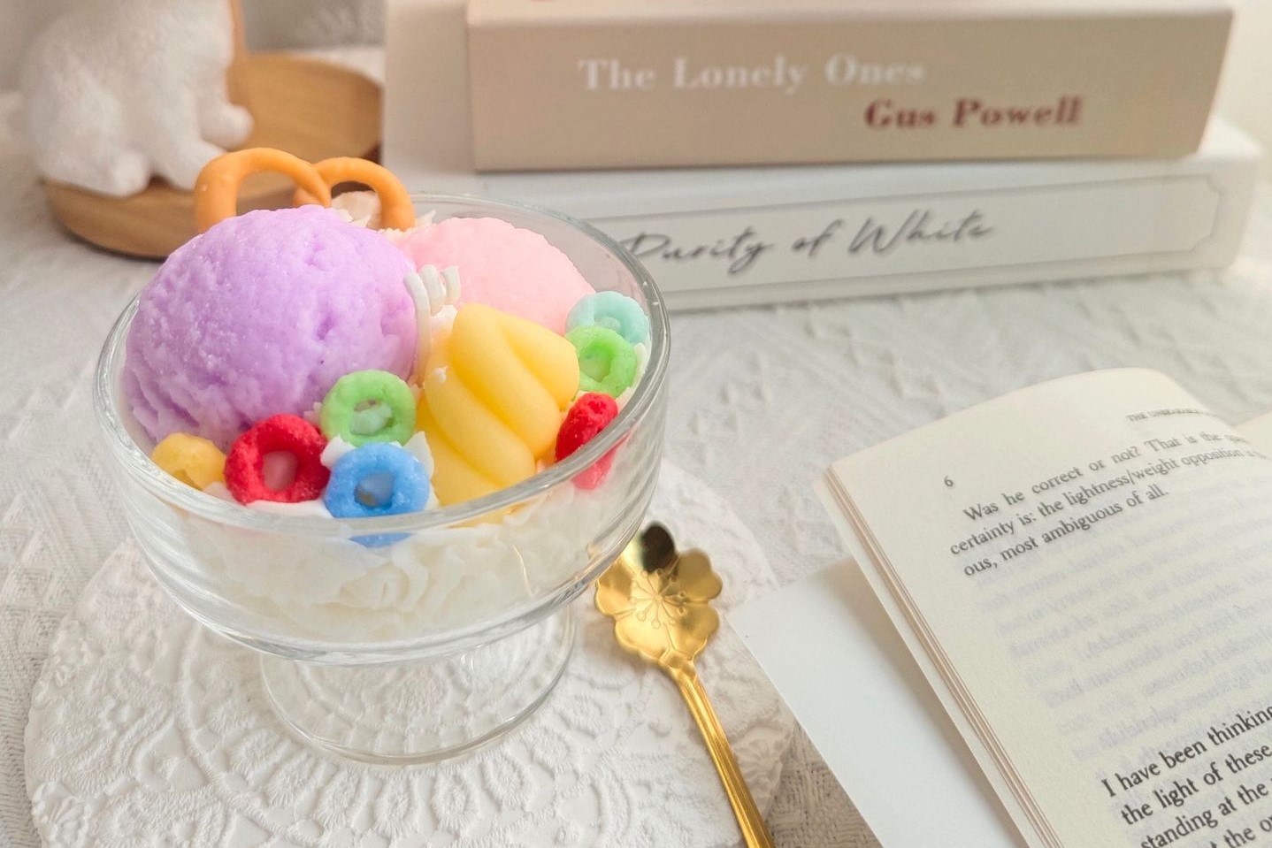 Colorful Ice Cream Cup Candle - Aromatic Candle