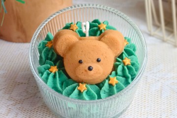 Christmas Cookie Bear Scented Candle - Festive Holiday Aroma