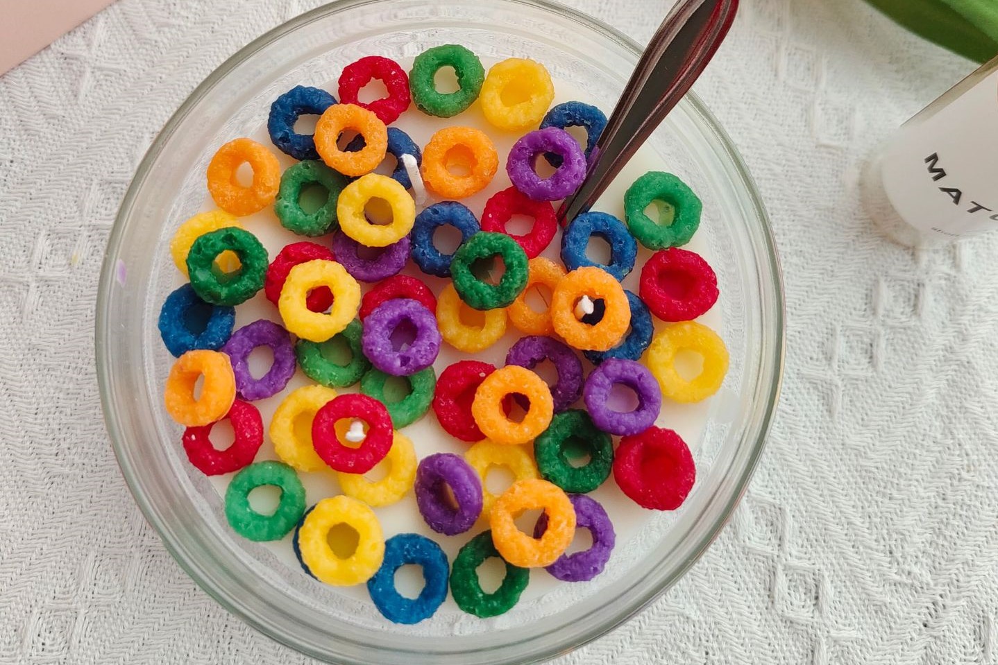 Colorful Cereal Bowl Aromatherapy Candle