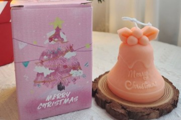 Christmas Bell-Shaped Aromatherapy Candle - Festive Decor