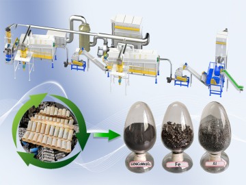 Waste Positive And Negative Electrode Battery Recycling Equipment