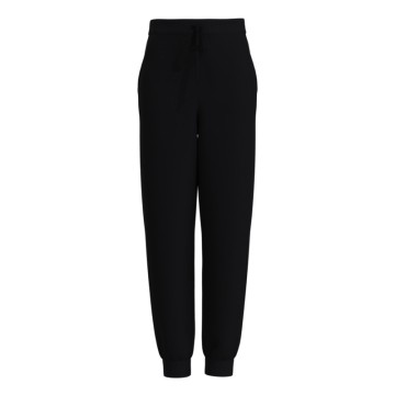 Ladies' High-Waisted Tapered Knit Pants Eco-friendly Easycare Machine-washable
