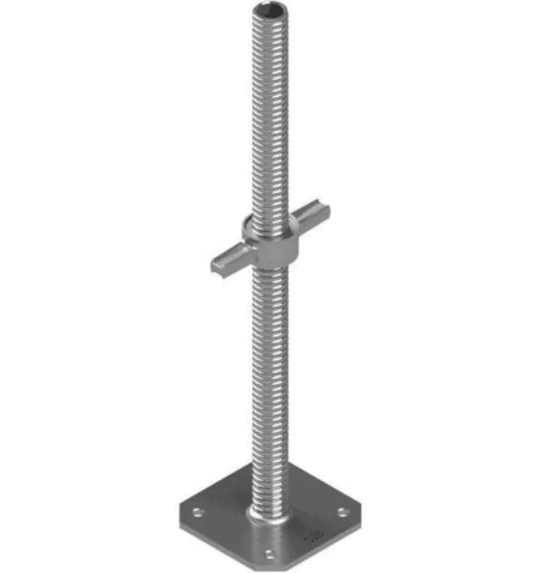 Bridge engineering special adjustable scaffold base 1000kg bearing anti-settlement
