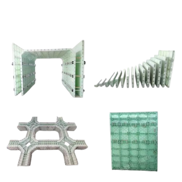 High-Strength Plastic Concrete Formwork with Easy Assembly