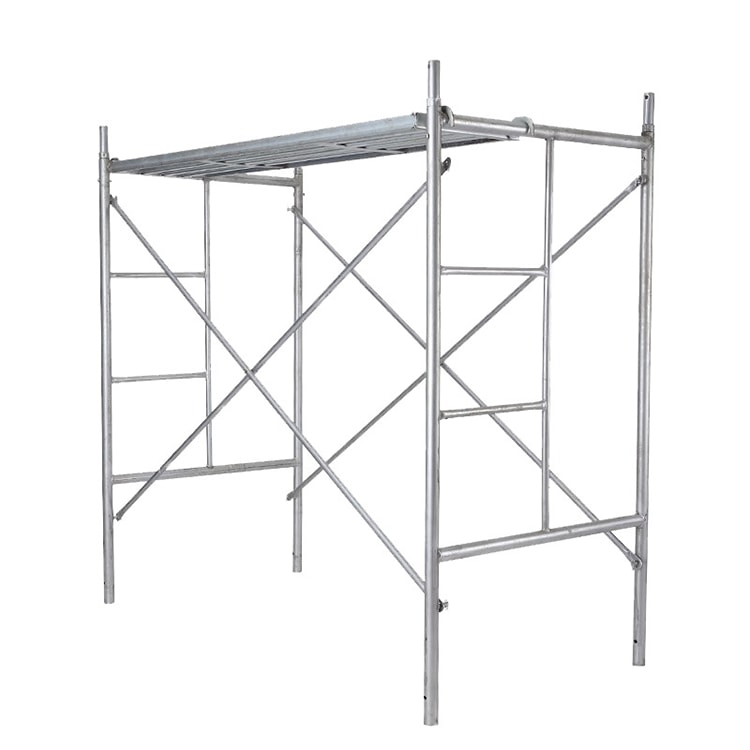 Hot Dip Galvanized Chinese Supplier Frame Scaffolding System Q235 Steel  Frame Scaffolding Sign Frames Scaffolding for Sale