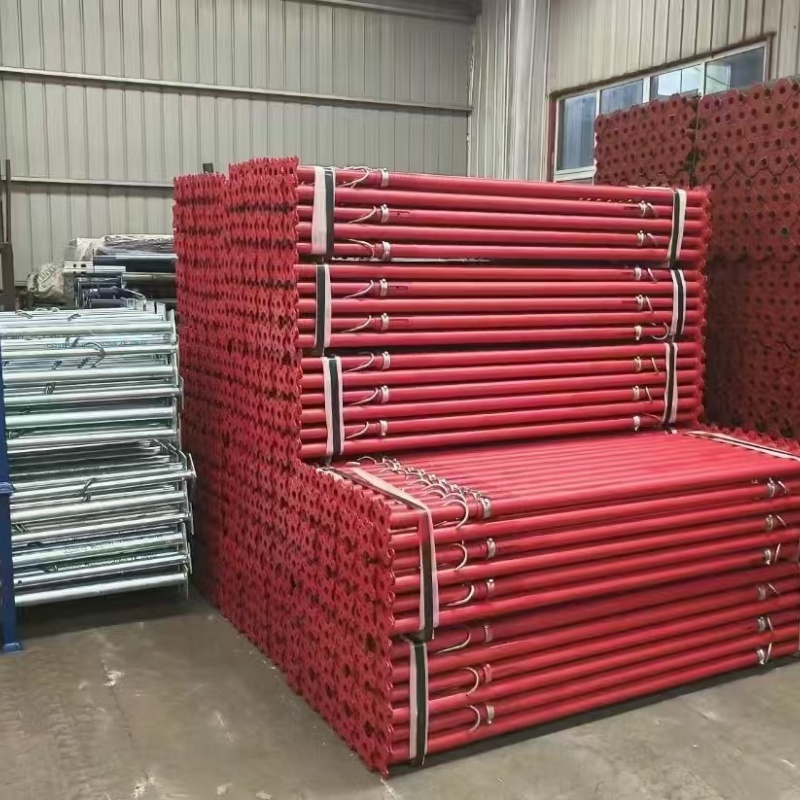 From Factory to Site Telescopic Shoring Jack Post Metal Heavy Duty Telescopic Tubular Scaffolding Adjustable Steel Props