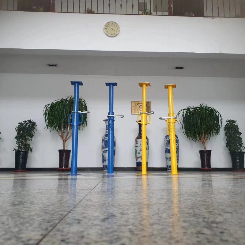 Quality Assurance Adjustable 1.6-2.9m Height Steel Props Shores Red Heavy Duty Steel Props for Construction Iron-Props