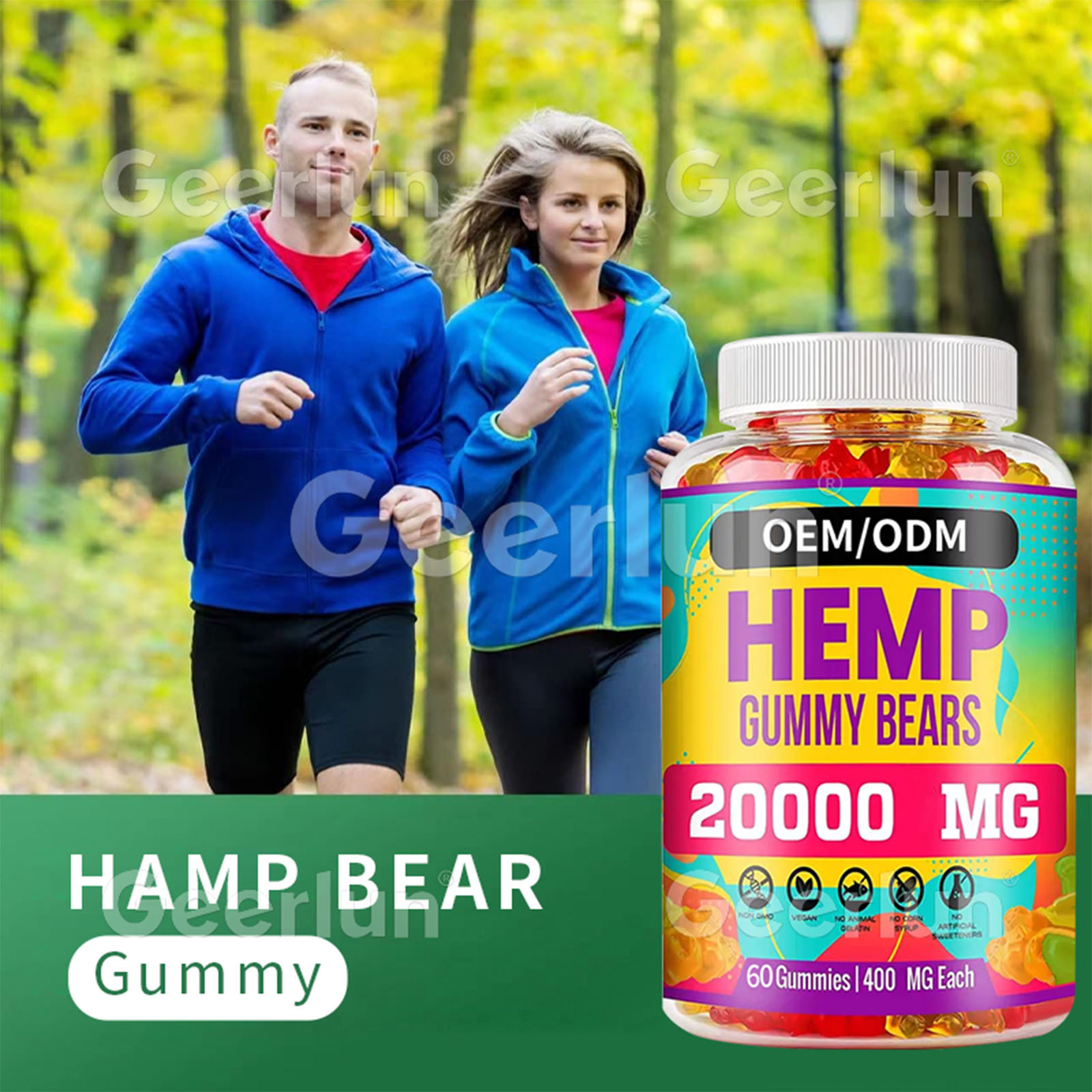 Hemp Oil Nootropic Supplement HEMP Bear Gummies (3)