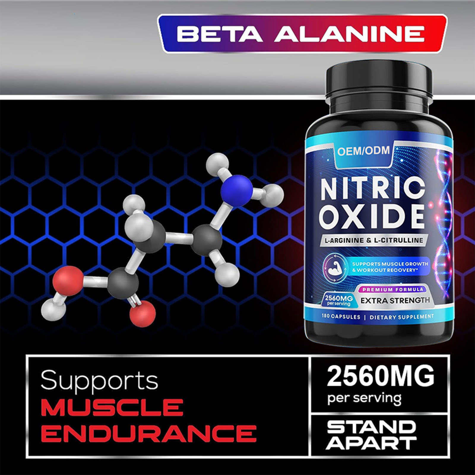 Maca Root Nitric Oxide Capsules L-Arginine Supplements (3)