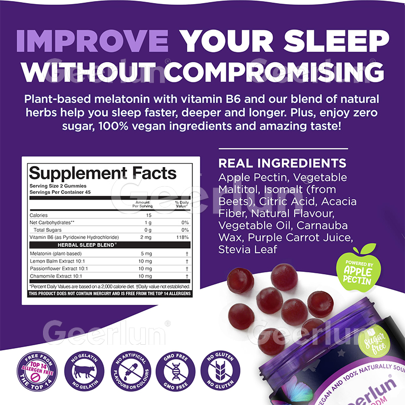 Melatonin Gummy improve deep sleep (2)