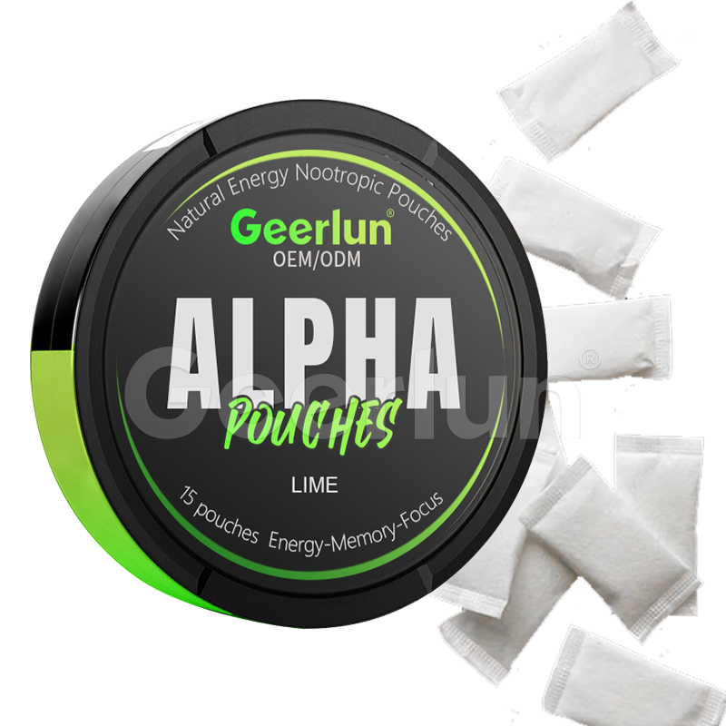 Nootropic Energy Caffeine Alpha Pouches