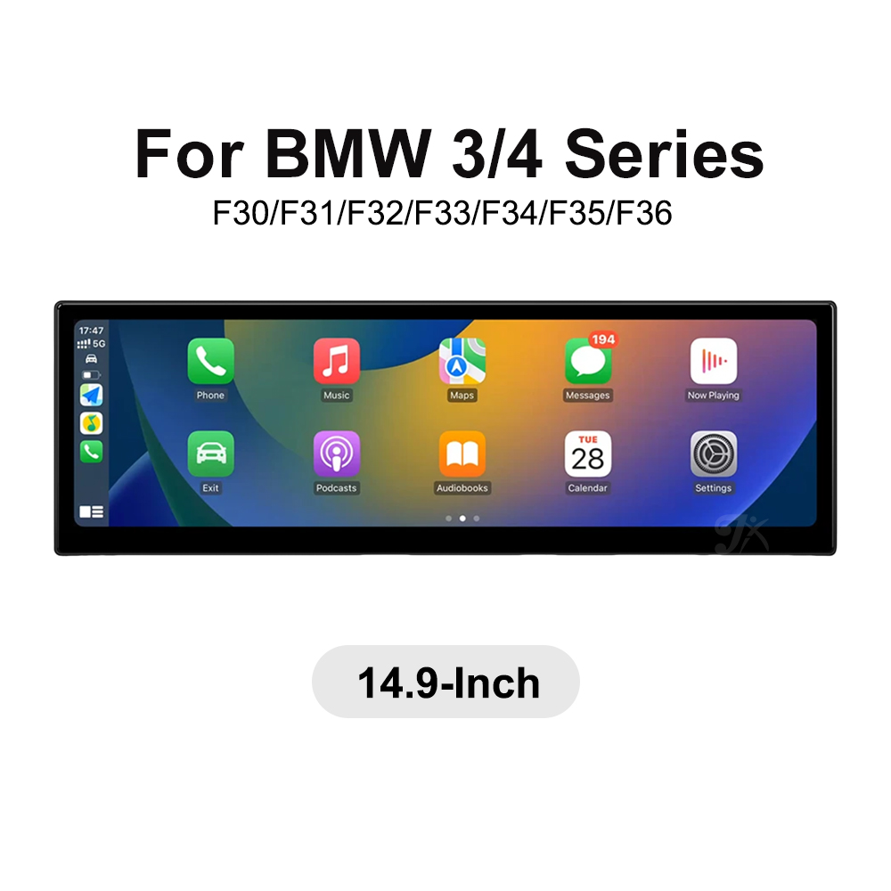 For BMW 3/4Series F30 F31 F32 F34 F36 NBT EVO 2.5K Android system with Carplay