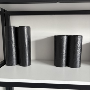 Factory Supply Big Trash Bags  Plastic Garden Waste Rubbish Flat Bags