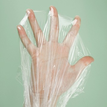 PE Plastic Wrap Clear Factory Supply Waterproof Plastic Packing Material Wrapping Film