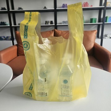 T-shirt bag with side printing