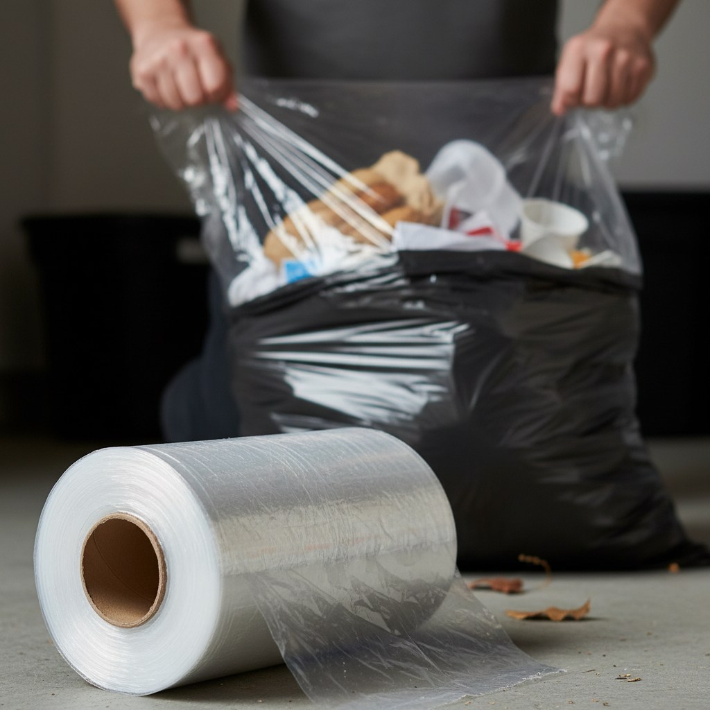 Plastic Wrap For Household Waste Management