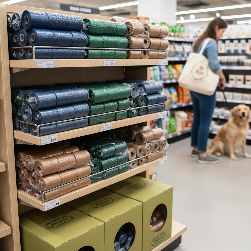 Dog Poop Bags For Retail And Shopping Services