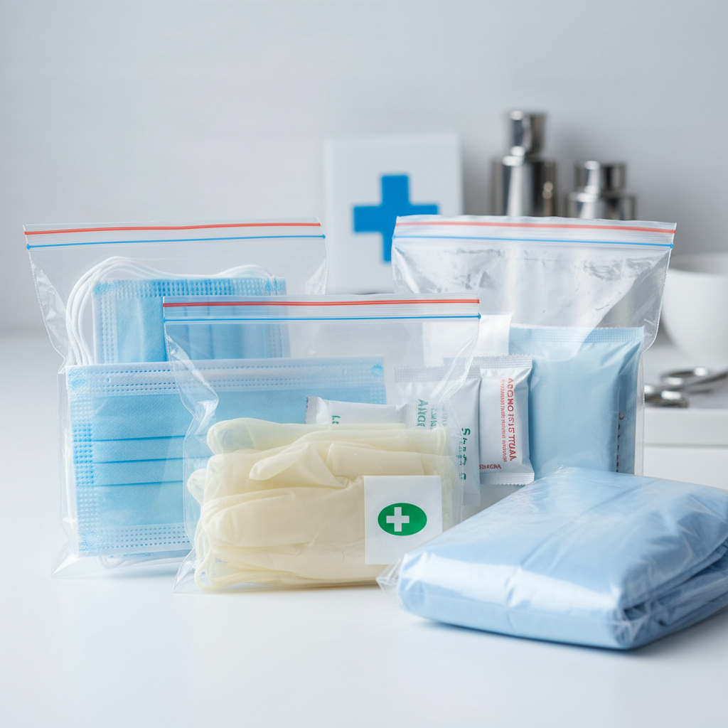 Zipper Bags For Medical And Healthcare Hygiene