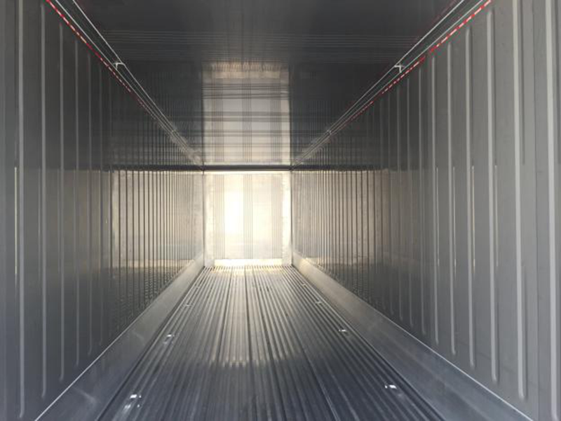 Insulated container interior
