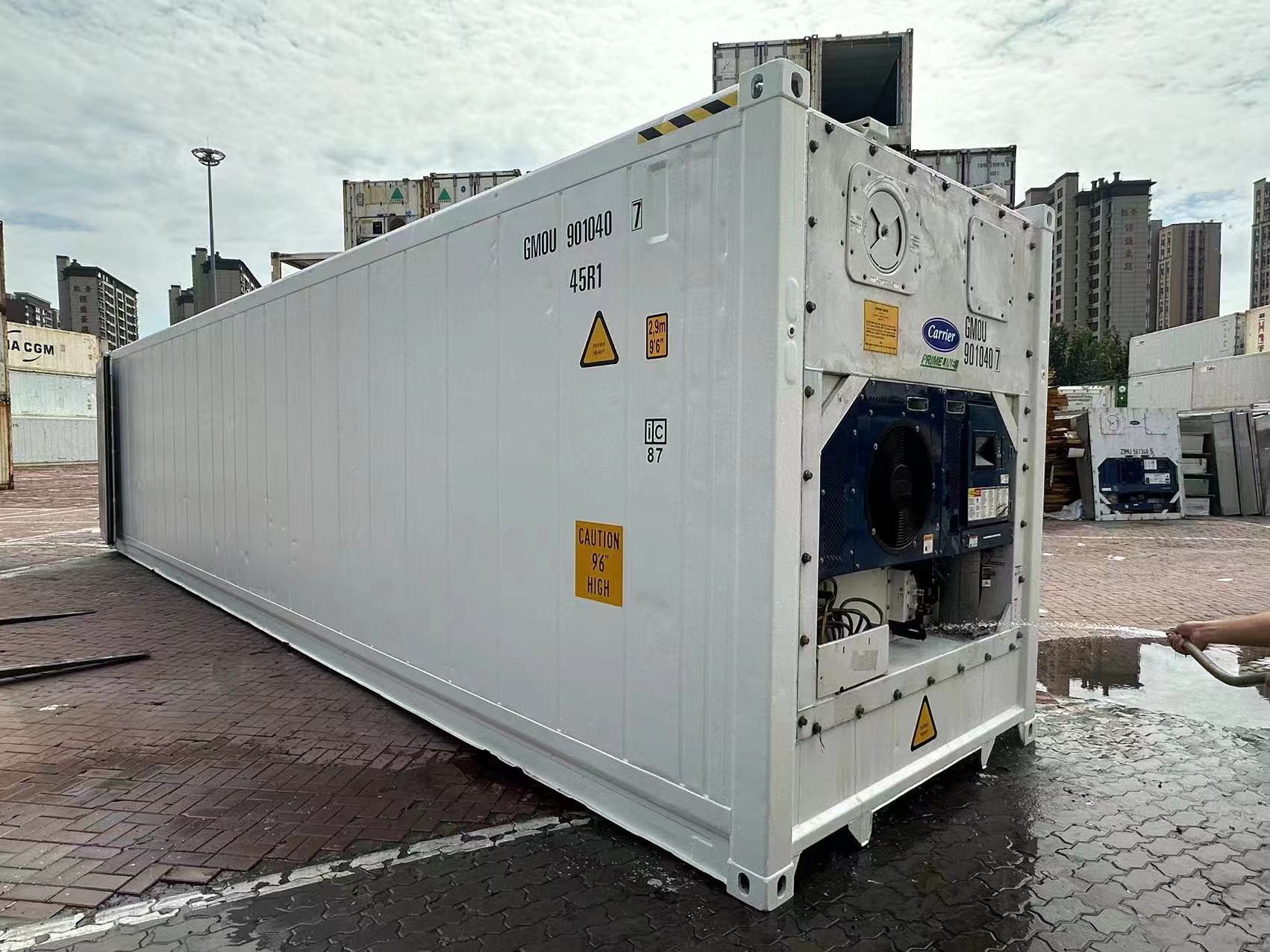 used freezer container