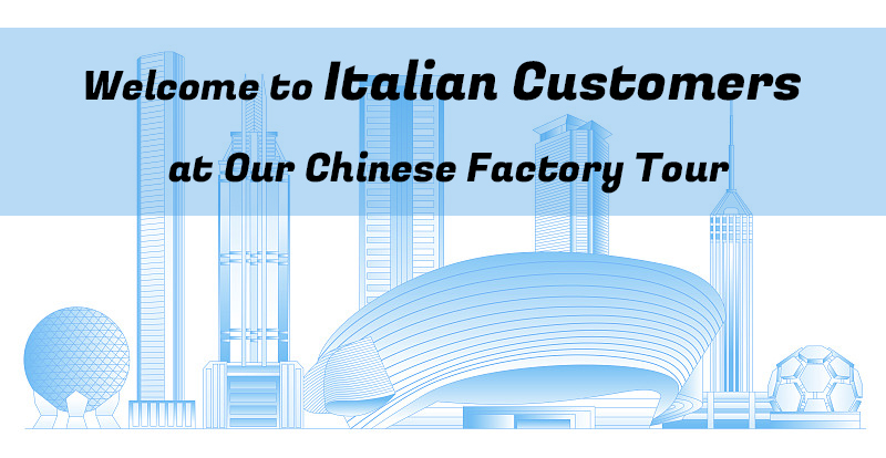 Warm Welcome to Italian Customers at Our Chinese Factory Tour
