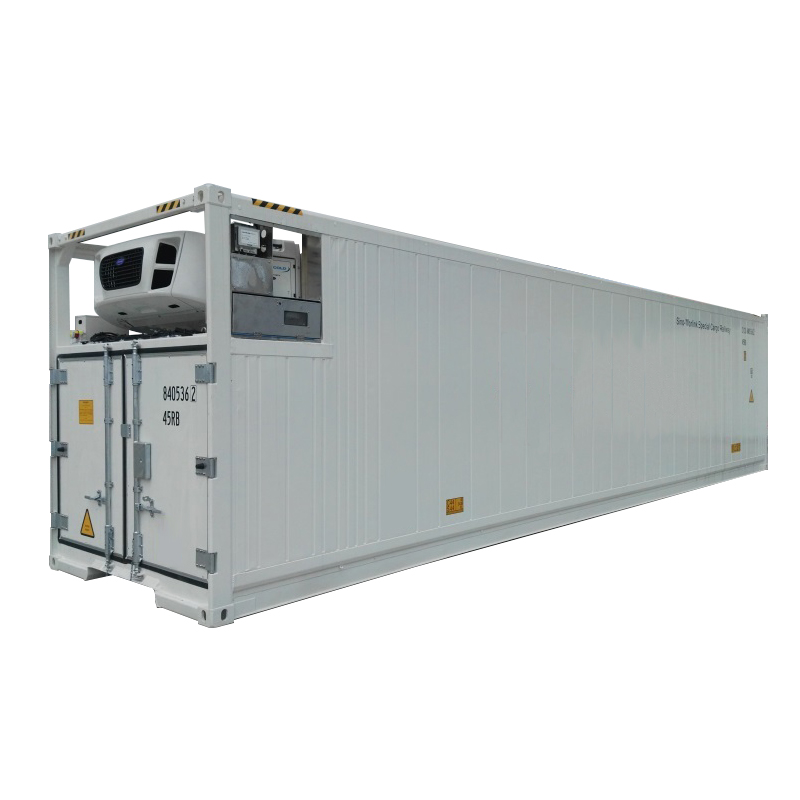 New 40-foot high cube & 45-foot "Belt and Road" railway refrigerated container.