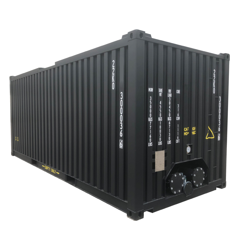 20 Feet Heated Shipping Asphalt Container