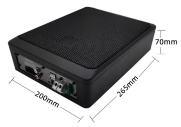 Under seatsubwoofer with DSP function
