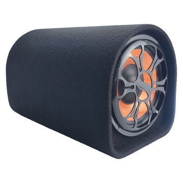 6.5"8"10"12" Car active subwoofer tube with felt