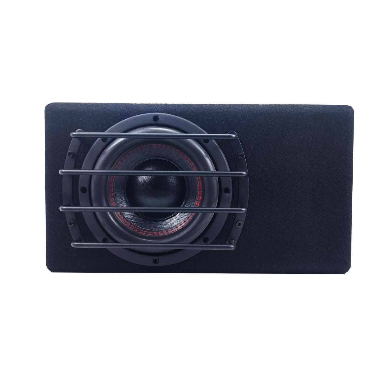 car mounted wooden box subwoofer-2