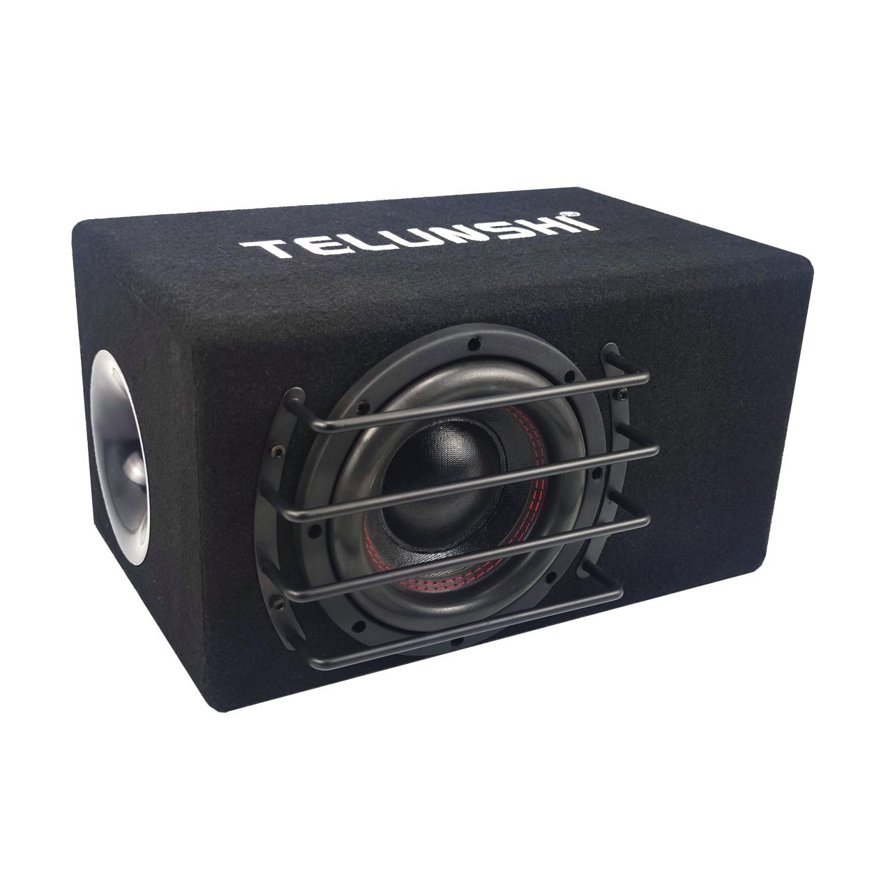 car mounted wooden box subwoofer-3