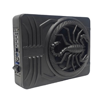 Invisible Seat Ultra-thin Subwoofer · Aviation Aluminum Alloy Body PMSK-1011