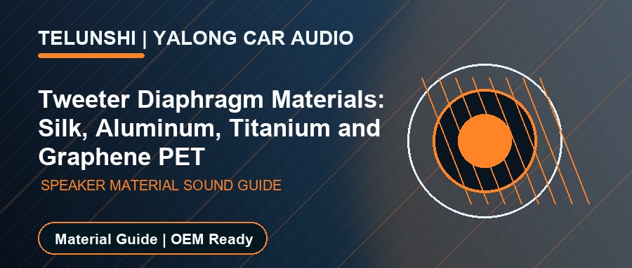Tweeter Diaphragm Materials: Silk, Aluminum, Titanium and Graphene PET
