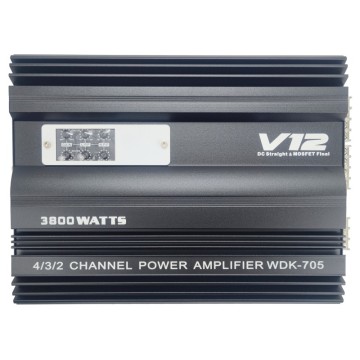 China Source Factory, V12 4/3/2 Channel Car Audio Power Amplifier