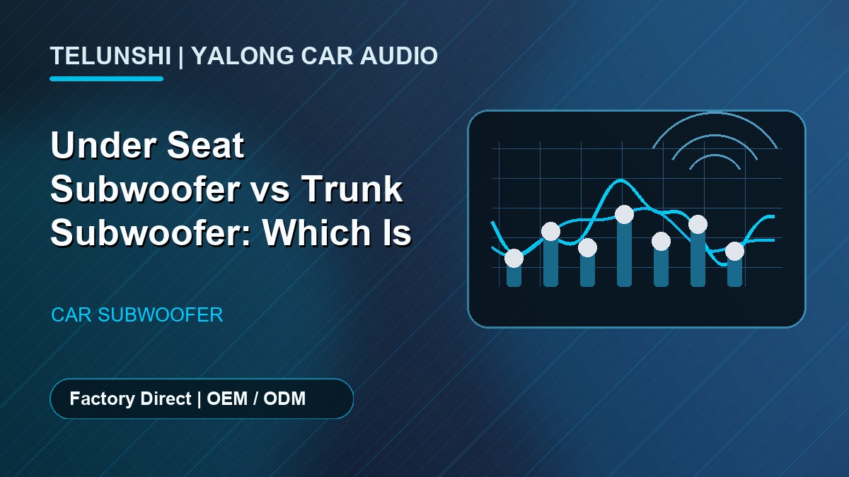 Under Seat Subwoofer vs Trunk Subwoofer: Which Is the Better Choice for Car Audio?