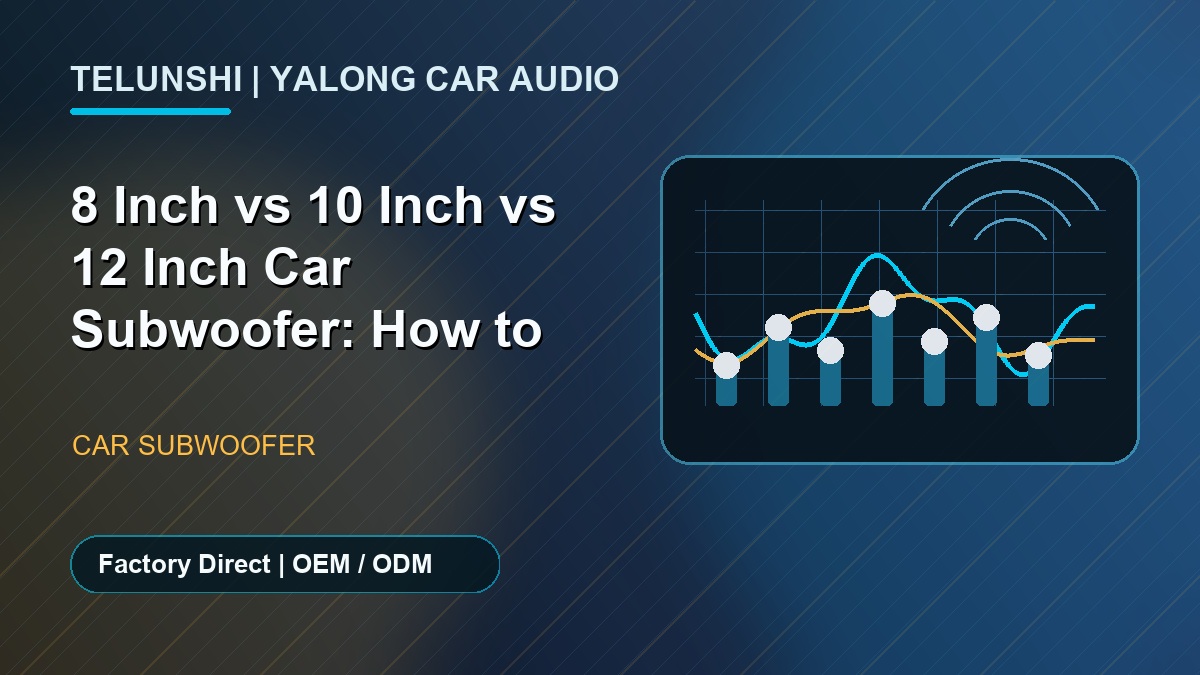8 Inch vs 10 Inch vs 12 Inch Car Subwoofer: How to Choose