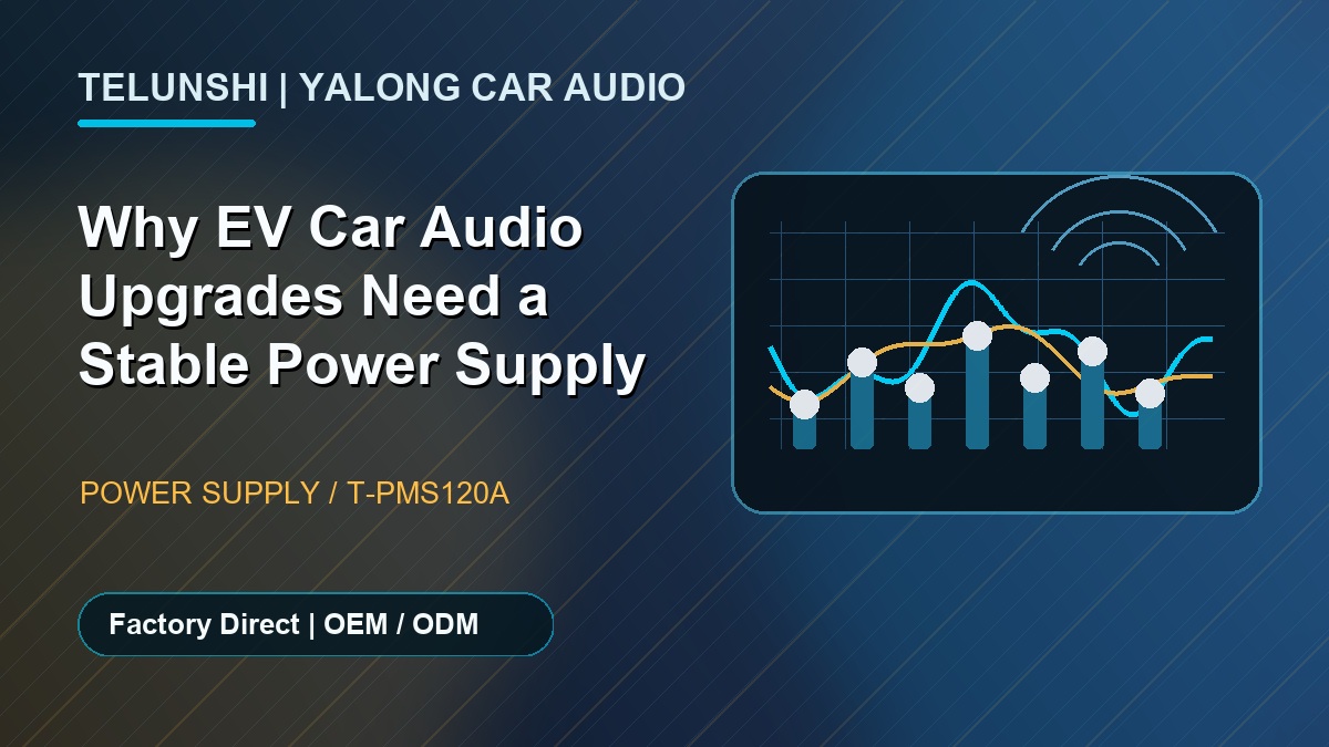 Why EV Car Audio Upgrades Need a Stable Power Supply