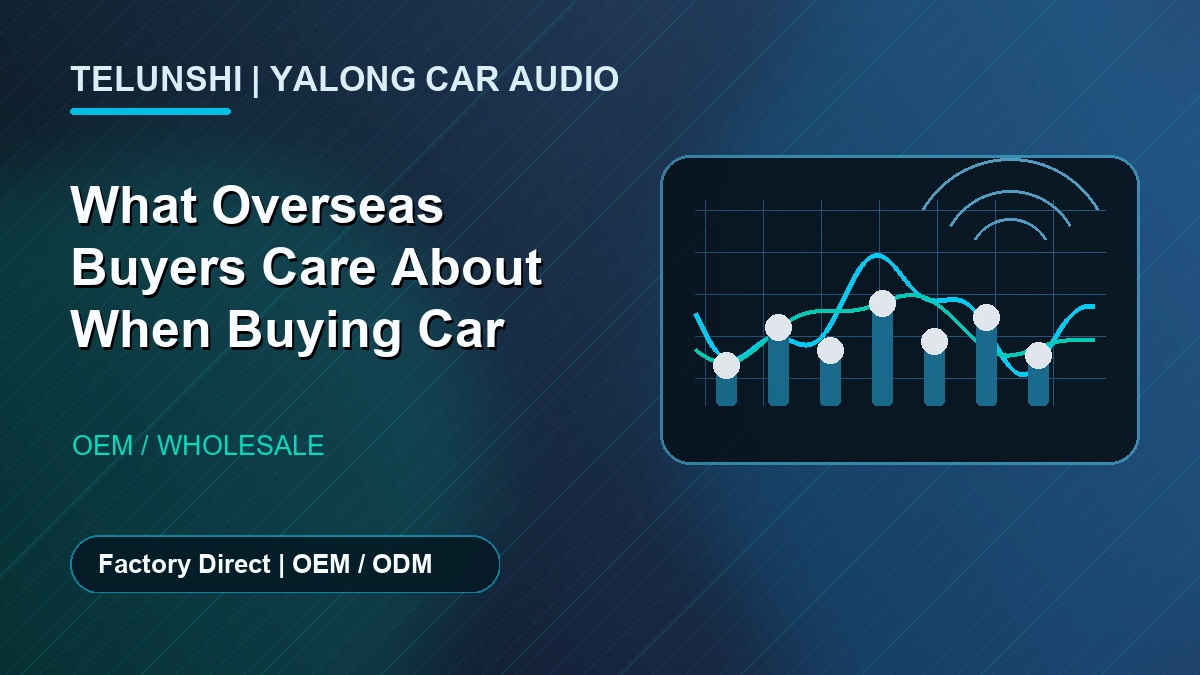 What Overseas Buyers Care About When Buying Car Audio Products Introduction