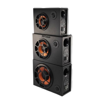 Car wooden box small volume rectangular portable ultra-thin cross-border high-power with high pitched subwoofer