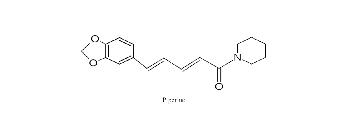 Black Pepper Extract Piperine Powder strcture