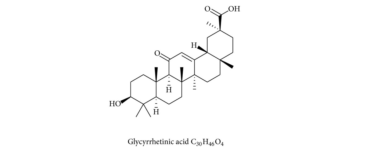 glycyrrhetinic acid structure
