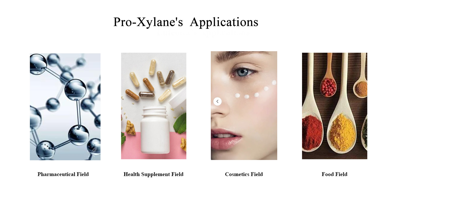 Pro-xylane's applications