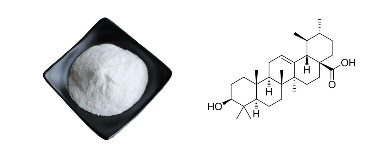 Ursolic Acid powder and structure