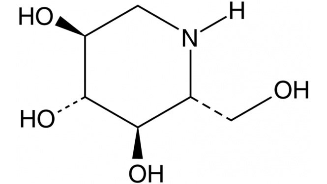 1-deoxynojirimycin is an iminosugar