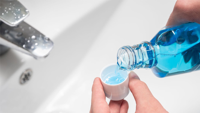 Capsaicin powder into mouthwash