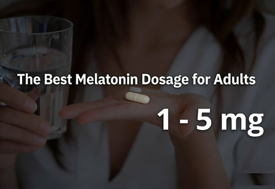melatonin adult recomended dose