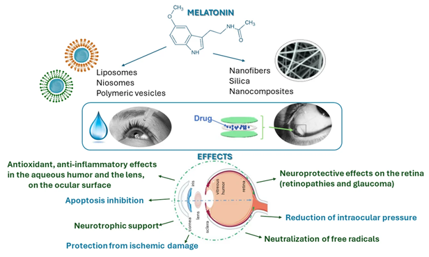 melatonin Protect eye health