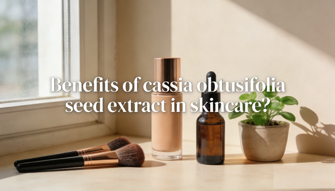 Benefits of cassia obtusifolia seed extract in skincare?