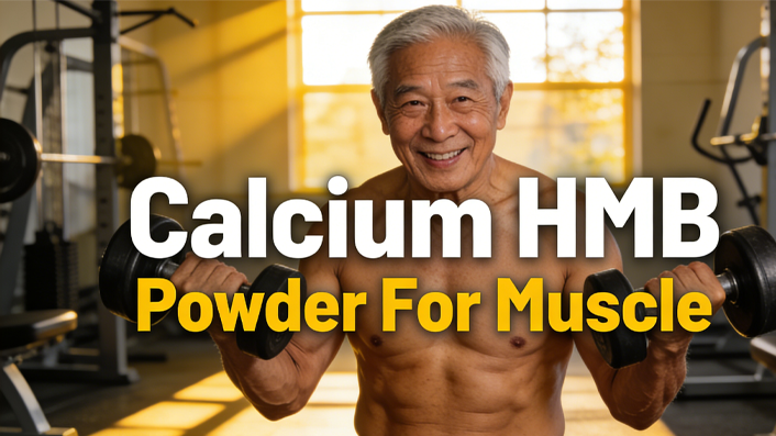 Calcium HMB Beta Hydroxy Beta Methylbutyrate Powder For Muscle