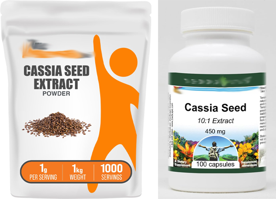 cassia seed extract supplement suplemen ekstrak siki cassia